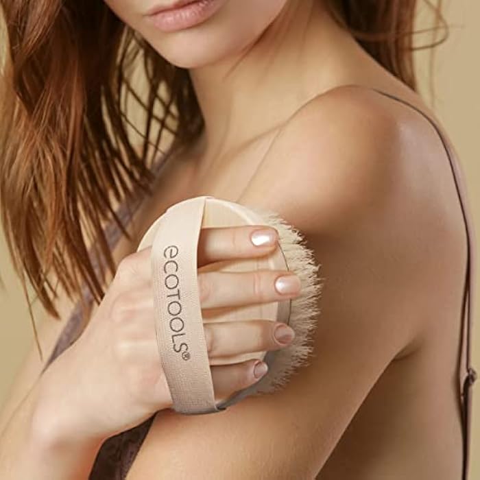 EcoTools Dry Body Brush, For Post Shower & Bath Skincare Routine, Removes Dirt & Promotes Blood Circulation, Helps Reduce Appearance of Cellulite, Eco-Friendly, Vegan & Cruelty-Free, 1 Count - Image 5